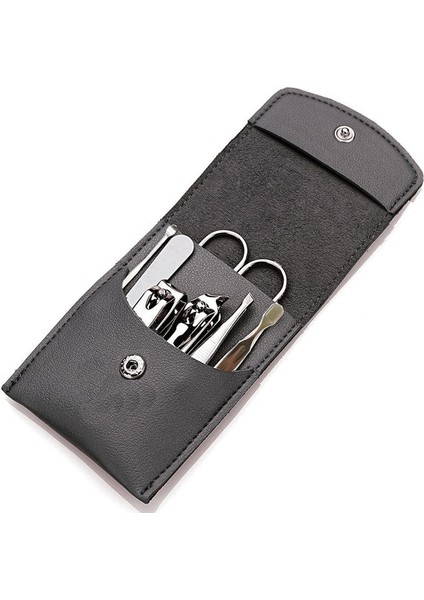 Gri 7 Adet Profesyonel Tırnak Kesici Pedikür Makas Seti Paslanmaz Çelik Kartal Kanca Taşınabilir Manikür Tırnak Makası Aracı Set (Yurt Dışından)