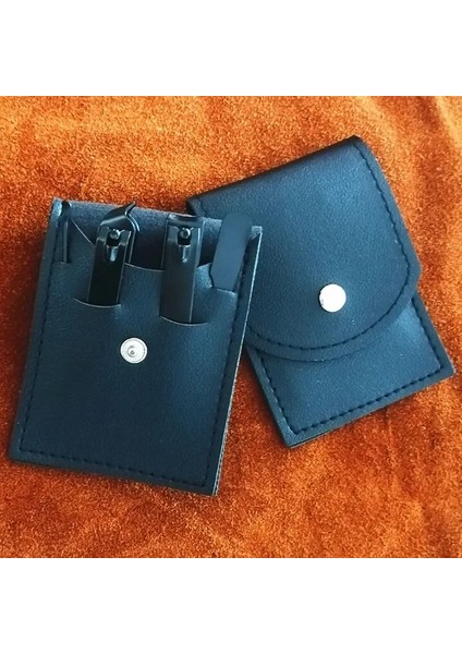 4 Adet Siyah Tırnak Makası Takım Elbise 4/12/16 Adet Tırnak Makası Tırnak Makası Katlama Çantası-Güzellik Manikür Tırnak Törpüsü Aracı (Yurt Dışından)