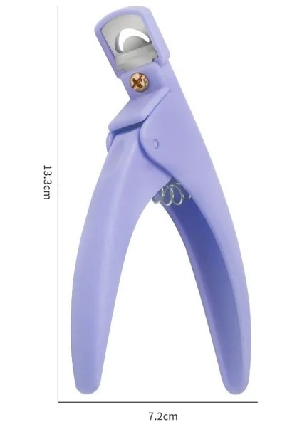 Mor Meslek U Şeklinde Tırnak Makası Akrilik Jel Uzatın Fransız Yanlış Tırnak Kesici Bıçak Düz Kenar Manikür Düzelticiler Kesici Aracı (Yurt Dışından)