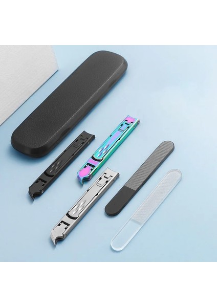 Gümüş ve Dosya Katlama Tırnak Makası Dosyası Paslanmaz Çelik Anti Sıçrama Parmak Kesici Manikür Aracı Çift Kafa Tasarımı Kalın Batık Ayak Tırnağı Makas (Yurt Dışından) fiyatları
