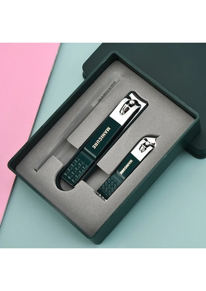 3 Adet-Koyu Yeşil Almanya Tırnak Makası Seti Özel Çivi Kesim Tırnak Makası Pedikür Alet Kutuları Üzerinde Yeni Yüksek Dereceli Erkekler ve Kadınlardan Oluşan Tam Bir Set (Yurt Dışından) fırsatları