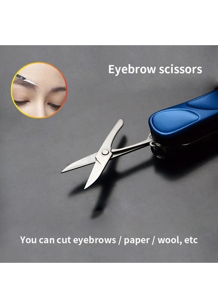 5 In 1 Beyaz 10 In 1 Çok Fonksiyonlu Tırnak Makası Paslanmaz Çelik Katlanır Tırnak Makası Makas Tırnak Giyotin Manikür Aracı Açık Hava Aracı (Yurt Dışından) fırsatları