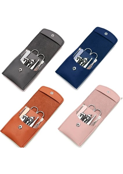 Kahve 7 Adet Profesyonel Tırnak Kesici Pedikür Makas Seti Paslanmaz Çelik Kartal Kanca Taşınabilir Manikür Tırnak Makası Aracı Set (Yurt Dışından) fiyatları