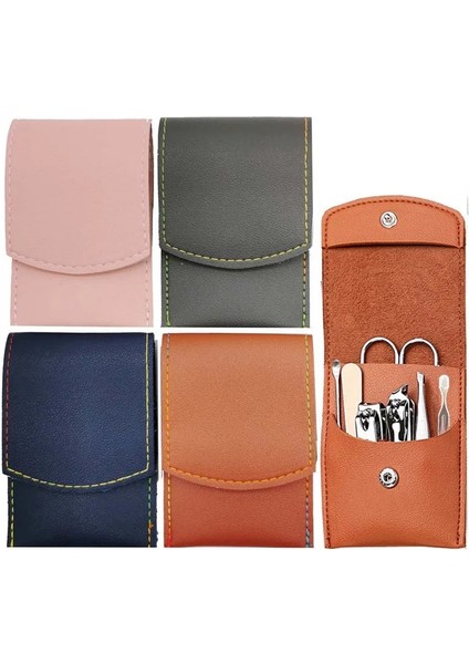 Kahve 7 Adet Profesyonel Tırnak Kesici Pedikür Makas Seti Paslanmaz Çelik Kartal Kanca Taşınabilir Manikür Tırnak Makası Aracı Set (Yurt Dışından) modelleri