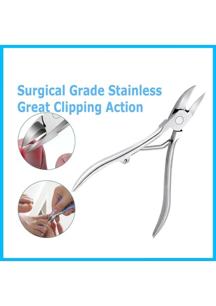 Beyaz Kartal Gaga Tırnak Makası Tırnak Eti Büyütme Kesim Kavisli Ucu Pedikür Manikür Profesyonel Paslanmaz Çelik Ölü Cilt Sökücü 1 Adet (Yurt Dışından) fırsatları