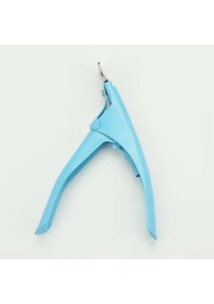 Mavi 1 Pc Lüks Paslanmaz Çelik Kafa Tırnak Makası Akrilik Jel Fransız Yanlış Nail Ipuçları Kesici Clipper Kız Tırnak Bakımı Araçları (Yurt Dışından)