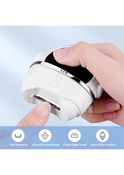 MJ083W Ckeyin Elektrikli Otomatik Tırnak Makası ve Tırnak Dosya Tırnak Kesici Giyotin Manikür Bebek Yetişkin Güvenli Bakım Aracı Tırnak Kalemtıraş (Yurt Dışından) modelleri