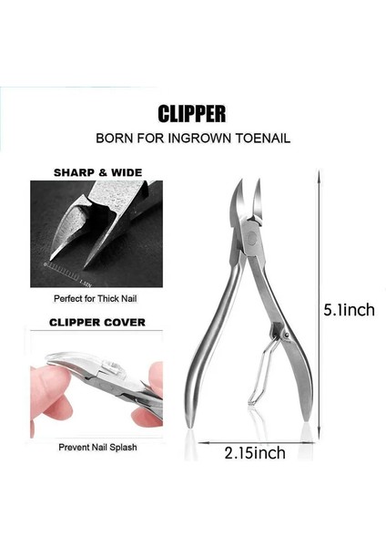 3 Adet Profesyonel Pedikür Araçları Batık Ayak Tırnağı Araçları Seti Tırnak Bakımı Batık Ayak Tırnağı Kaldırma Düzeltme Makası Ayak Bakımı 12 Adet/takım (Yurt Dışından) fiyatları