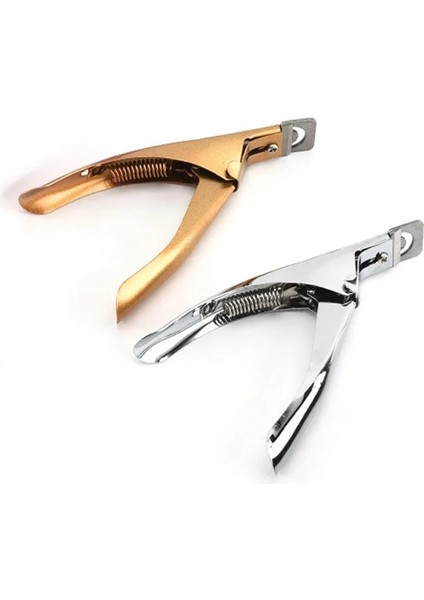 Tırnak Törpüsü Paslanmaz Çelik Sanat Tırnak Makası Profesyonel Kesici Uv Jel Yanlış Nail Ipuçları Kenar Kesiciler U Tek Kelime Makası Çivi Manikür Aracı (Yurt Dışından) indirimleri