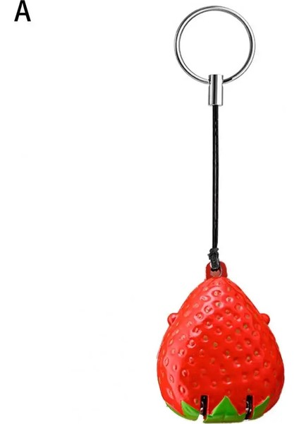 D Faydalı Meyve Çilek Anahtarlık Tırnak Kesici Hafif Anahtarlık Tırnak Makası Katlanabilir Manikür Malzemeleri (Yurt Dışından) modelleri