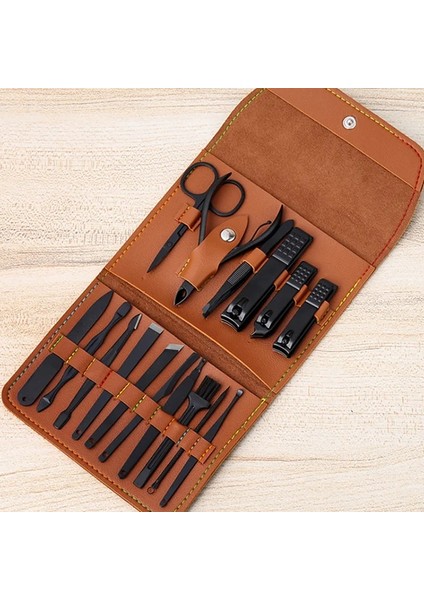 12 Adet Siyah Kahve Tırnak Makası Takım Elbise 4/12/16 Adet Tırnak Makası Tırnak Makası Katlama Çantası-Güzellik Manikür Tırnak Törpüsü Aracı (Yurt Dışından) modelleri