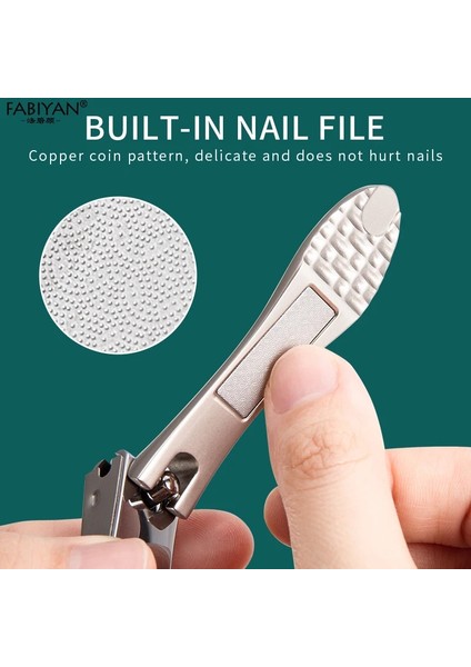 Büyük Düz Gümüş Anti Sıçrama Tırnak Makası Paslanmaz Çelik Tırnak Ayak Tırnağı Makas Pedikür Manikür Kesme Giyotin Pense (Yurt Dışından) indirimleri