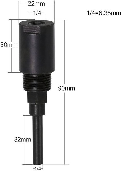 6.35 1/4 ''6mm 6.35MM 8mm 12.7 Mmshank Freze Kesicisi Collet Chuck Gravür Kırpma Freze Kesicisi Ahşap Freze Uçları Ağaç Işleme (Yurt Dışından)