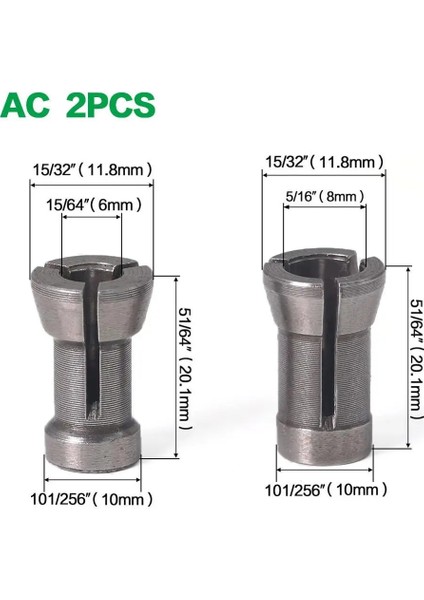 6.35 1/4 ''6mm 6.35MM 8mm 12.7 Mmshank Freze Kesicisi Collet Chuck Gravür Kırpma Freze Kesicisi Ahşap Freze Uçları Ağaç Işleme (Yurt Dışından) indirimleri