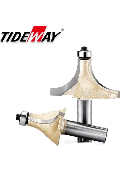 Y00305 Tideway Köşe Yuvarlak Yönlendirici Bit Üzerinde Rulman ile Ahşap Ağaç Işleme Aracı Tungsten Karbür Freze Kesici Cnc End Mill Kesiciler (Yurt Dışından) fiyatları