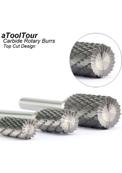 Karbür Çapak Düz Döner Çapak A 6X8MM Üst Kesim Stili Oyma Öğütücü Aşındırıcı Aletler Tungsten Çelik Döner Dosya Karbür Çapak Freze Matkap Metal Için 3-16MM (Yurt Dışından) fiyatları