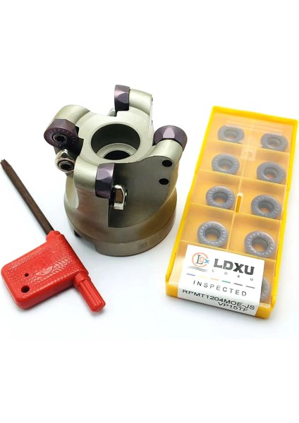 No Insert Emrw 6R50 22 4t Emrw 6R50 22 4t Emrw 6R63-22-4T Yüzey Frezeleme Takımı Endekslenebilir Frezeleme Takımı Tutucusu RPMT1204 Ark Ucu Için Cnc Torna Tezgahı (Yurt Dışından)