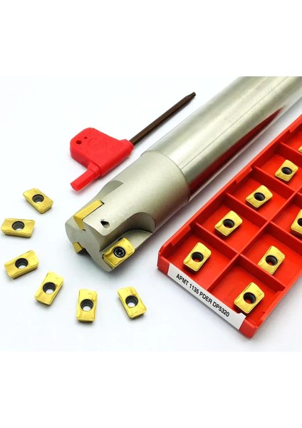 Uç Yok 300R C16-16-150-2T BAP300R Parmak Frezeleme Takım Tutucu C20-20-150 2t C25-150 3t Dik Açı APMT1135 Uç Için 90 Derece Titreşim Önleyici Takım Tutucu (Yurt Dışından)