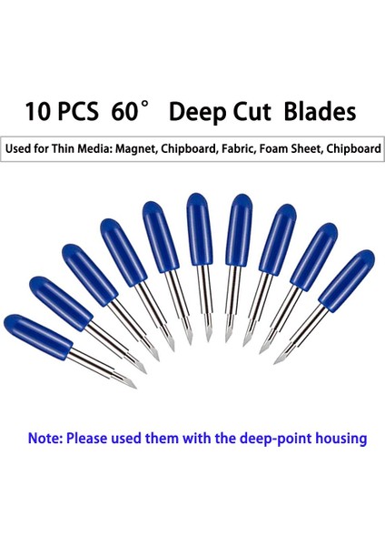 20 Adet-60 Derece Justınlau Plotter Bıçak Seti 30/45/60 Derece Roland Cricut Aracı Ahşap Çalışma Bıçakları Vinil Kesici Ofset Yedek Oyma Aracı (Yurt Dışından) indirimleri