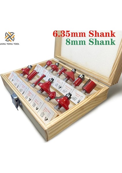 8mm Hiçbir Durumda 6MM/6.35MM/8MM Shank Yönlendirici Bit Seti Kırpma Ucu Düz Freze Kesicisi Ahşap Uçları Tungsten Karbür Kesme Ağaç Işleme LT026 (Yurt Dışından) modelleri