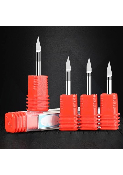 6X30X0.1 1 Adet Pcb 3D Gravür Bit 10/15/20/25/60/90 V Şekli Oyma Uçları Uçlu 3.175/4/6 Tungsten Karbür Pcb Freze Kesicisi Alüminyum Kesici (Yurt Dışından)