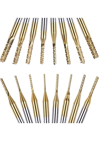 1.0mm 1 Adet Dayanıklı 0.8MM-3.175MM Titanyum Kaplamalı Karbür Freze Kesicisi Gravür Kenar Kesici Cnc Freze Uçları End Mill Pcb Makinesi Için (Yurt Dışından)