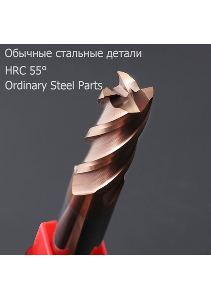 D6X45XD6X150L HRC55 Katı Karbür Parmak Freze 1 2 4 5 6 8 10 12MM 4 Flüt Freze Kesicisi Alaşım Tungsten Çelik Kesme Aleti Cnc Işleme Frezeler (Yurt Dışından)