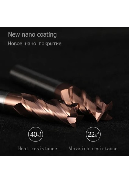 D6X45XD6X150L HRC55 Katı Karbür Parmak Freze 1 2 4 5 6 8 10 12MM 4 Flüt Freze Kesicisi Alaşım Tungsten Çelik Kesme Aleti Cnc Işleme Frezeler (Yurt Dışından)