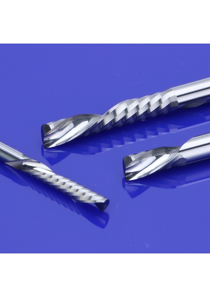 10 Adet 3.175X12 10 Adet 3.175/4/5/6/8MM Aaa Sol Spiral Freze Kesicisi Aşağı Kesim Bir Flüt Yönlendirici Bit Cnc Freze Karbür Freze Kesicisi (Yurt Dışından)