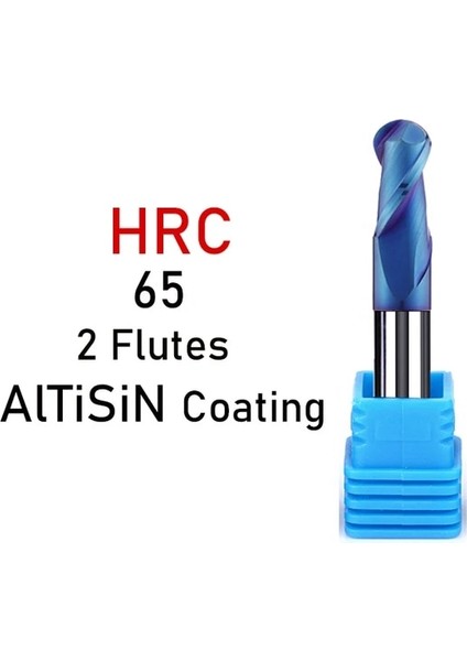 R1.75X4DX50L,5 Adet HRC65-2F Xuhan Bilyalı Uçlu Freze Tungsten Karbür Kesici Cnc Router Bit Freze Aracı R0.5 6mm 8mm 10MM HRC50 55 65 2 4 Flüt (Yurt Dışından)