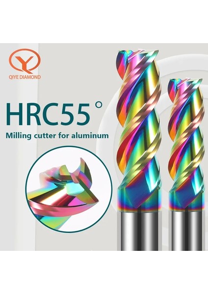 2.5X8X4X50 3 Flüt Alüminyum Kesici Karbür Freze Kesicisi Tungsten End Mill Dlc Kaplama Diş Alüminyum Freze Aracı Anahtar Koltuklu Yönlendirici Bit (Yurt Dışından)