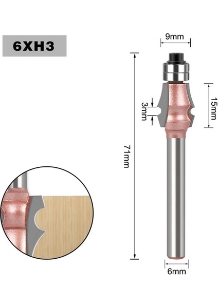 6xh3 6mm 6.35MM Şaft H2,3,4,5,6,8,10, Tek Hat Bıçak Kesme Makinesi Lline Braketi Hat Bıçağı Dantel A Hattı Bıçağı (Yurt Dışından)