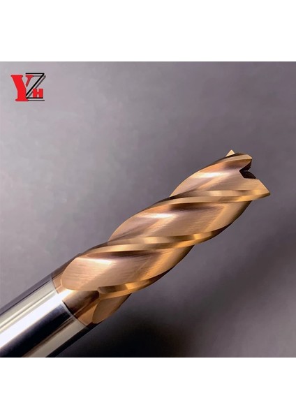 D4.1X13X6DX50L-4T HRC55 Karbür Uçlu Değirmen Çapı 1.1mm ~ 13.9mm 4 Flüt Tungsten Makinesi Kesici Takım Cnc Kaplama Metal Yüz Kare Bit (Yurt Dışından)