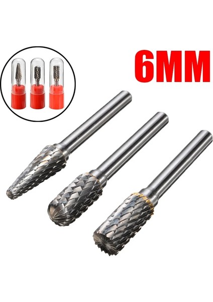 A6X10 1 Adet Tungsten Karbür Döner Dosyalar 1/4 "aşındırıcı Döner Aletler Taşlama Burs Matkap Uçları Öğütücü Aksesuarları Elektrikli El Aletleri (Yurt Dışından) fiyatları
