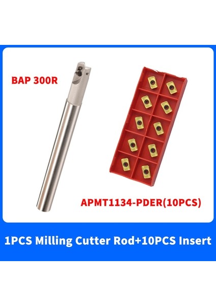 300R C12-13-130-1T Pder BAP300R Freze Kesici APMT1135 Cnc Kesici Freze Takım Tutucu Kaba Işleme Dik Açılı Cnc Delik Işleme Çubuğu APKT1135 Kesici Uç (Yurt Dışından)