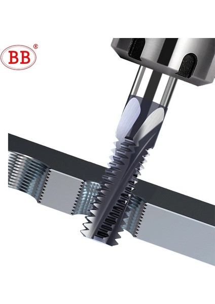 M12X1.5-L BB2055-ÇELIK Bb Diş Frezesi Kaplamalı Solid Karbür Tam Diş Iso Inç Adım Nano Kaplamalı Cnc Kesici Takım M3 M4 M5 M6 M8 Musluk Alüminyum (Yurt Dışından) modelleri
