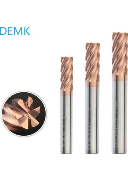 D4XD4X50 6F-HRC58 6 Flüt HRC58 Karbür Parmak Frezeler Alaşım Tungsten Çelik Freze Kesici Cnc Işleme Kaplama Düz Uçlu Değirmen (Yurt Dışından) fiyatları