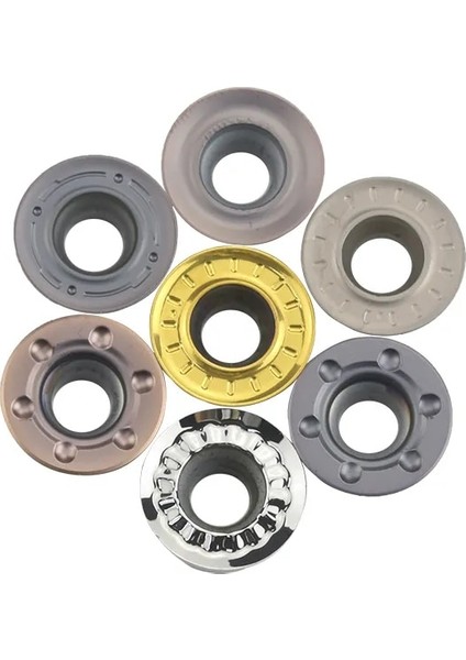 RDMT10T3MO-TT YZ735 10 Adet Karbür Uç RPMT08T2/10T3/1204 Iç Frezeleme Torna Tezgahı Freze Kesicisi Cnc Araçları RPMT1003/1605 Torna Aracı (Yurt Dışından)