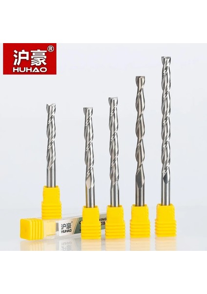 6mm 52MM Huhao 1 Adet Shank 6mm 2 Flüt Spiral Bıçaklı Cel 12-72MM Freze Kesicisi Cnc Parmak Freze Yönlendirici Bit Ahşap Karbür Yönlendirici Aracı (Yurt Dışından) modelleri