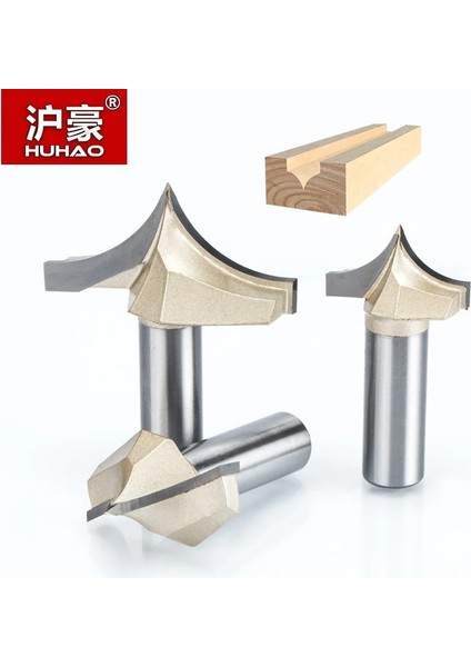 2876 Huhao 1 Adet 1/4 "1/2" Shank Ağaç Işleme Kesici Çift Kenar Freze Uçları Ahşap Karbür Gravür Araçları Oyma Ucu (Yurt Dışından) fiyatları