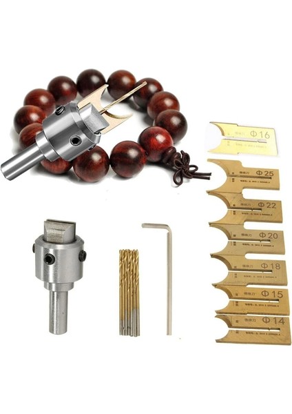 6mm Premium Boncuk Matkap Ucu Karbür Topu Bıçak Ağaç Işleme Freze Kesicisi Kalıplama Aracı Boncuk Yönlendirici Ucu Matkap Ucu Seti (Yurt Dışından)