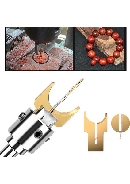 6mm Premium Boncuk Matkap Ucu Karbür Topu Bıçak Ağaç Işleme Freze Kesicisi Kalıplama Aracı Boncuk Yönlendirici Ucu Matkap Ucu Seti (Yurt Dışından)