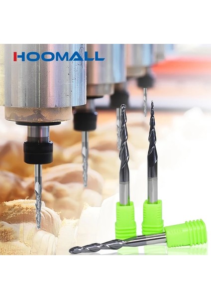3 Adet Stil 2 3.175MM Tungsten Katı Karbür End Mill Bilyalı Burun Konik Frezeler Ağaç Işleme Freze Uçları Uzun Cnc Konik Metal Freze Kesici (Yurt Dışından) fiyatları