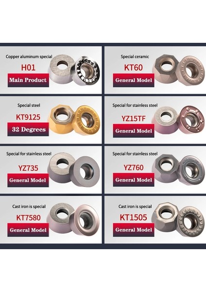 RPMT1204MO-FS 735 Q.grt 10PCS Karbür Uç RPMT08 RPMW1204 RPMT1605 Rdmw RPGT07 08 Metal Torna Ucu Dahili Yuvarlak Karbür Uç Cnc (Yurt Dışından)