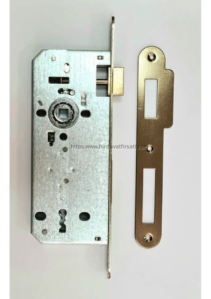 Özcanlar 141 45 mm Extra Oda Kilidi Antik Sarı Eskitme, Antik Füme, Antik Bakır Oval Ayna Oda Kilidi