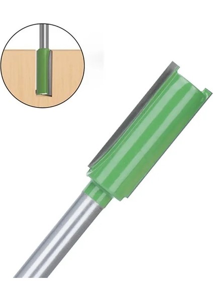 6mm x 4X20 Xcan Tek Çift Flüt Düz Bit 6mm Shank Freze Kesici Ahşap Tungsten Karbür Yönlendirici Bit Doğrama Aleti (Yurt Dışından) indirimleri