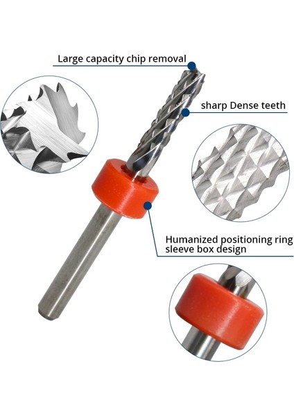 1.5mm 10 Adet Gdlıcı 3.175MM 10 Adet Pcb Mısır Dişleri End Mill Gravür Alet Uçları Cnc Freze Uçları Seti Freze Kesicisi 1/8 "shank Karbür Freze Araçları (Yurt Dışından)