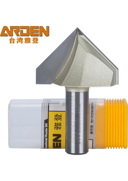 6.35X6.35 Arden 90 Derece V Bit 1/2 "karbür Üçgen V-Oluk Planya Yönlendirici Bit Ağaç Işleme Pah Kırma 3D Gravür Mdf Sertağaç Için (Yurt Dışından) fırsatları
