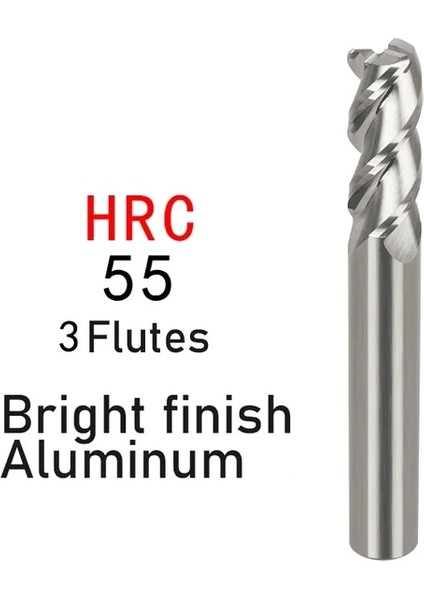 4R1X4DX50L HRC55 3f Al Xuhan Köşe Yarıçapı End Mill Cnc R Bullnose Kesici Tungsten Karbür Çelik Metal Yönlendirici Aracı 3 4 Flüt R0.5 R1 Yüzey Işleme (Yurt Dışından)