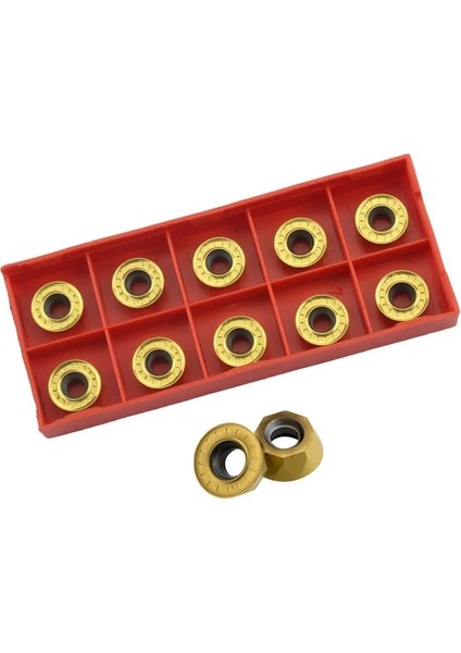 RPMT08T2-JS KT1505 10 Adet Karbür Uç RPMT08T2/10T3/1204 Iç Frezeleme Torna Tezgahı Freze Kesicisi Cnc Araçları RPMT1003/1605 Torna Aracı (Yurt Dışından)